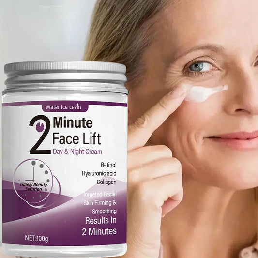 Crème de jour et de nuit liftante 2 minutes