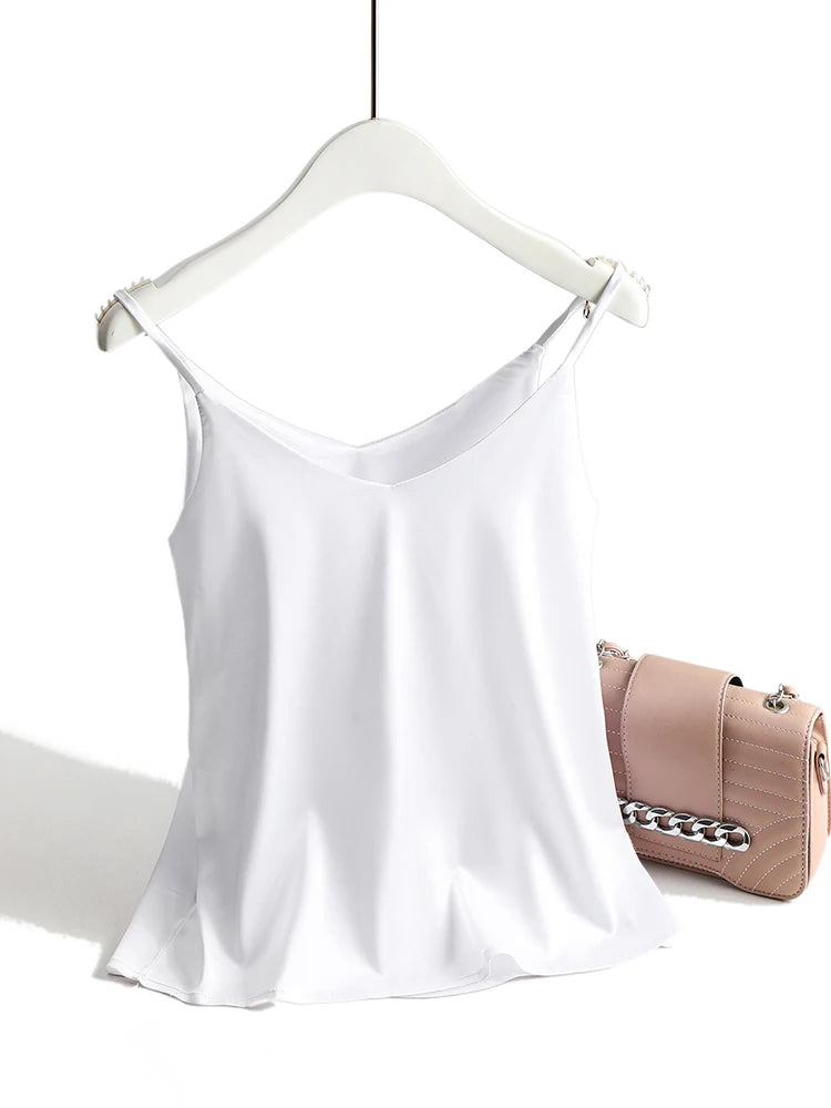 Women's Halter V Neck Spaghetti Strap Top