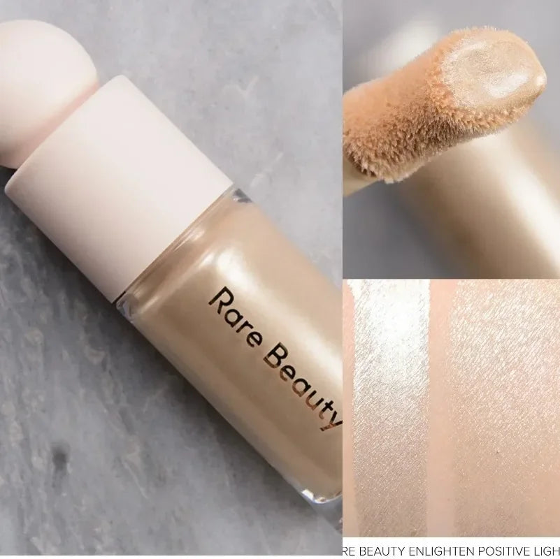 Ensemble Fard à joues nacré, Enlumineur et Gloss à lèvres Rare Beauty,