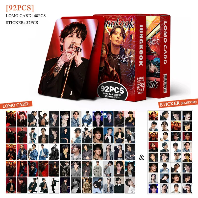 92 PCS Jungkook Photocards Set