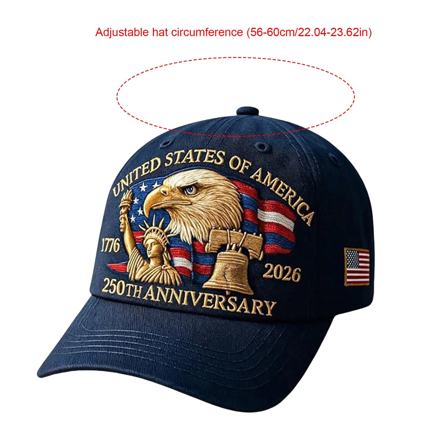 Chapeau du 250e anniversaire LibertyRetro™ 🇺🇸✨ Portez l'héritage