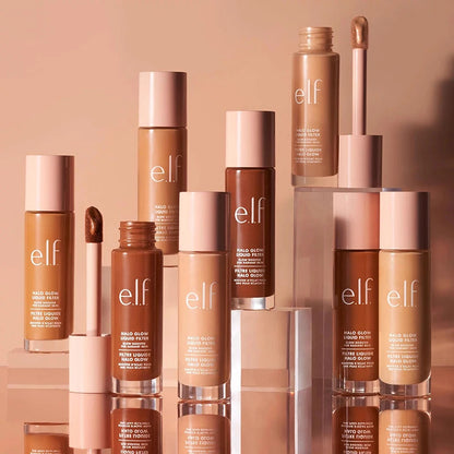e.l.f. Power Grip Primer and Halo Glow Liquid Filter