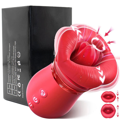 10 Tongue Licking Rose Toy