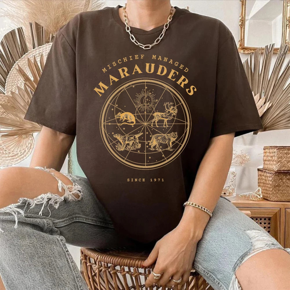 Marauders Wizarding School T-Shirt | Mischief Managed Fandom Tee