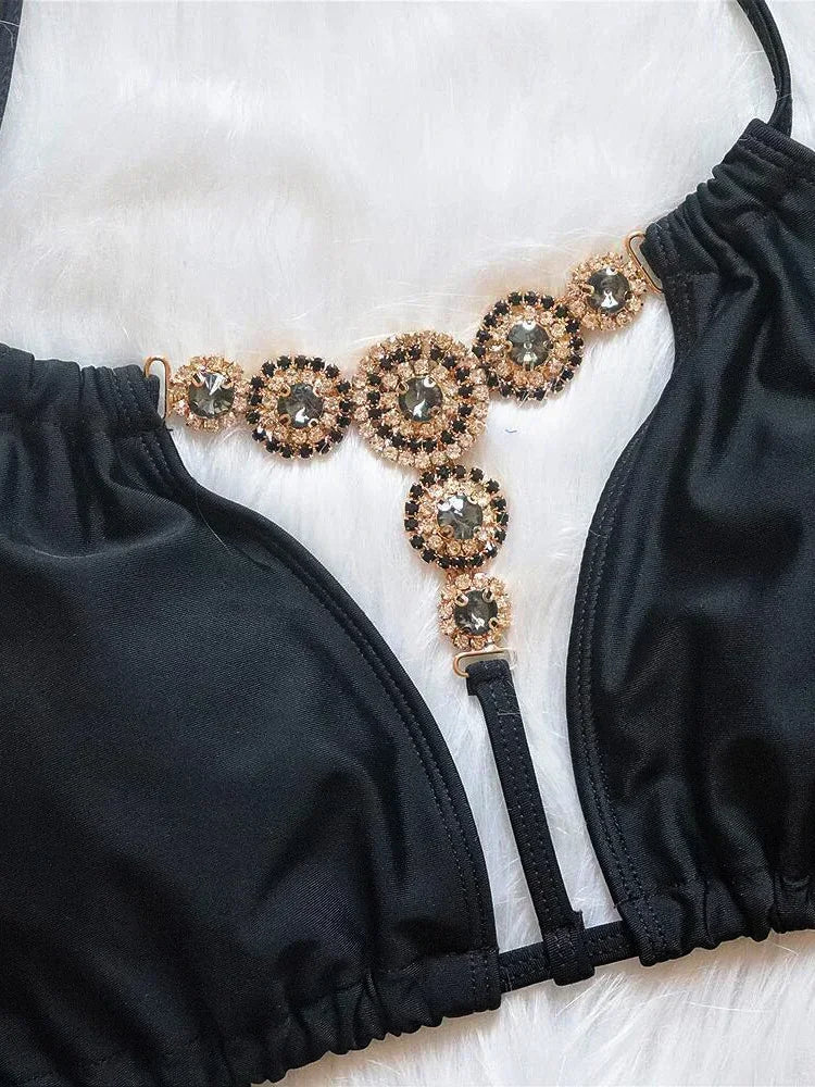 Women's Extreme Mini Micro String Diamond Bikini