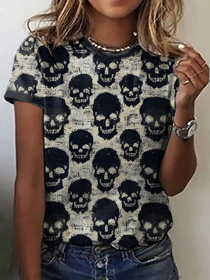 Women's Halloween 3D Graphic T-Shirt