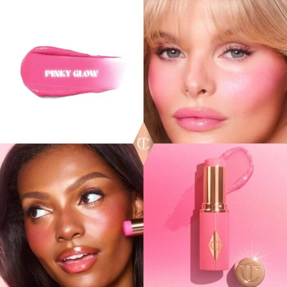 Charlotte Tilbury's Beauty Light Wand and Newer Unreal Blush Healthy Glow Stick