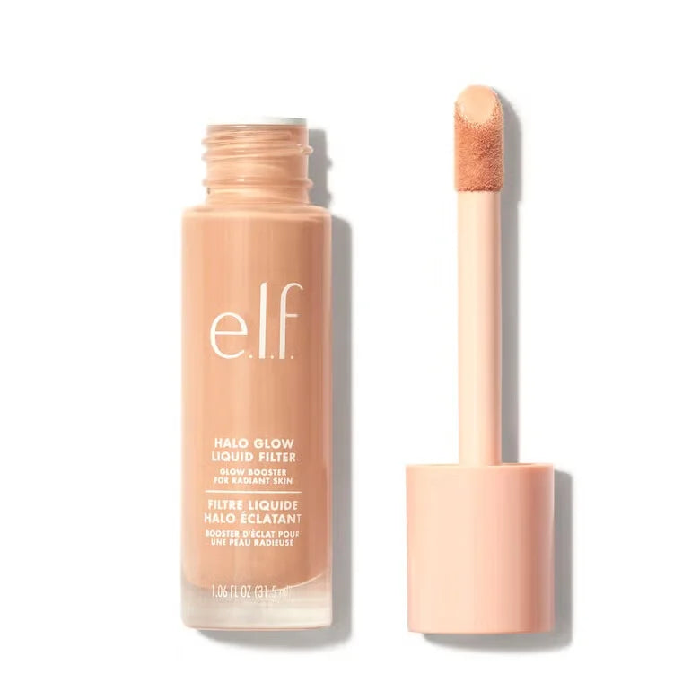 e.l.f. Power Grip Primer and Halo Glow Liquid Filter