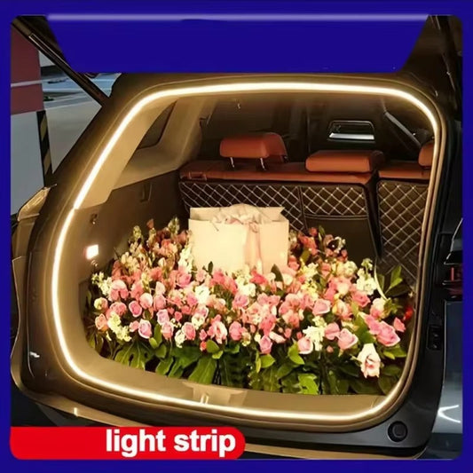 Bande lumineuse LED pour coffre de voiture à détecteur de mouvement – Éclairage intérieur d'ambiance facile à installer