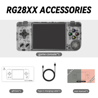ANBERNIC RG28XX Handheld Game Console 2.83'' IPS Screen Video