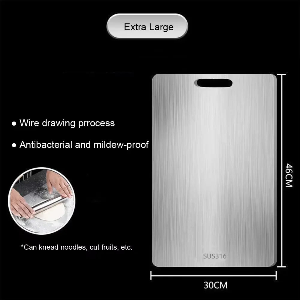 Stainless Steel Chopping Board, 304/316 Double-Sided