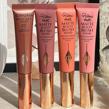 Charlotte Tilbury's Beauty Light Wand and Newer Unreal Blush Healthy Glow Stick