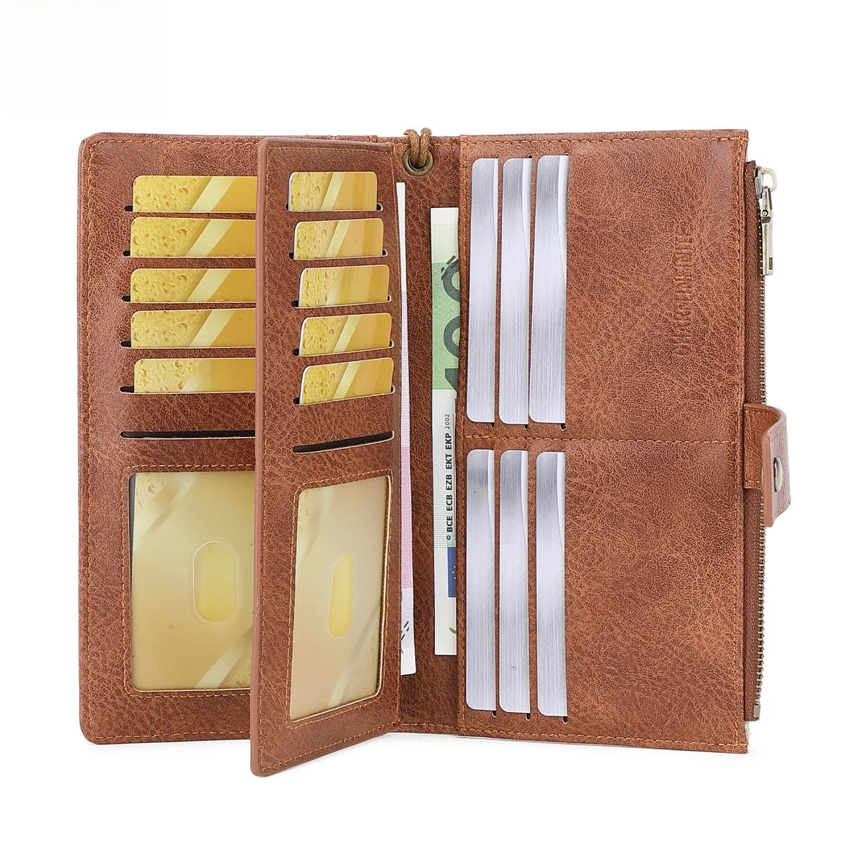 Portefeuille Long 💖 — Protection RFID, Style Élégant