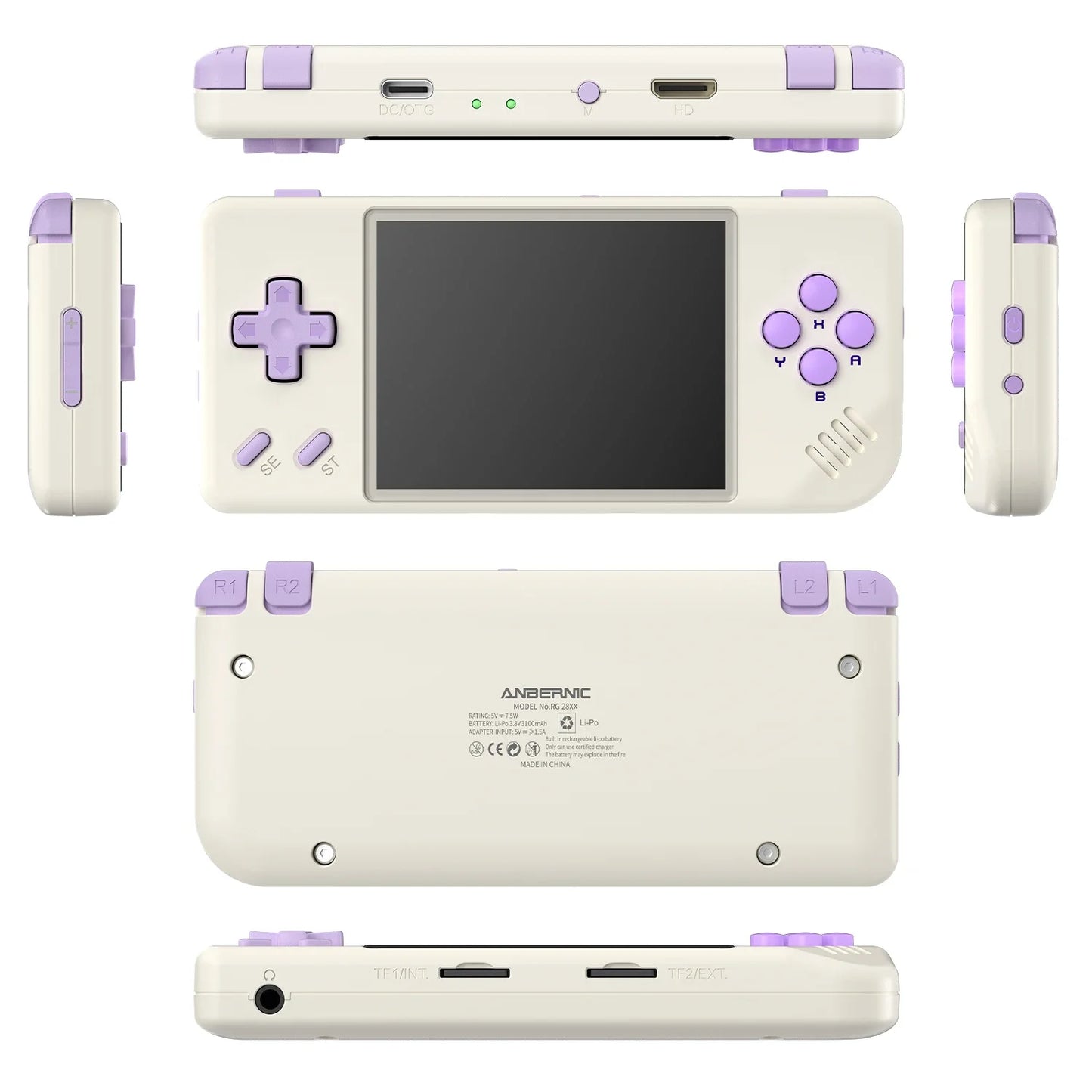 ANBERNIC RG28XX Handheld Game Console 2.83'' IPS Screen Video