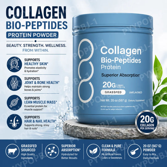 Poudre de peptides de collagène