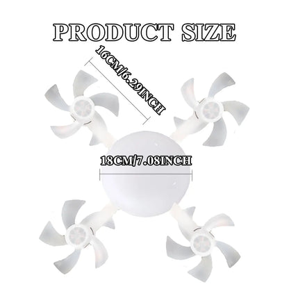 DroneBreeze™ LED Fan 💡 — Modern Style, Silent Airflow