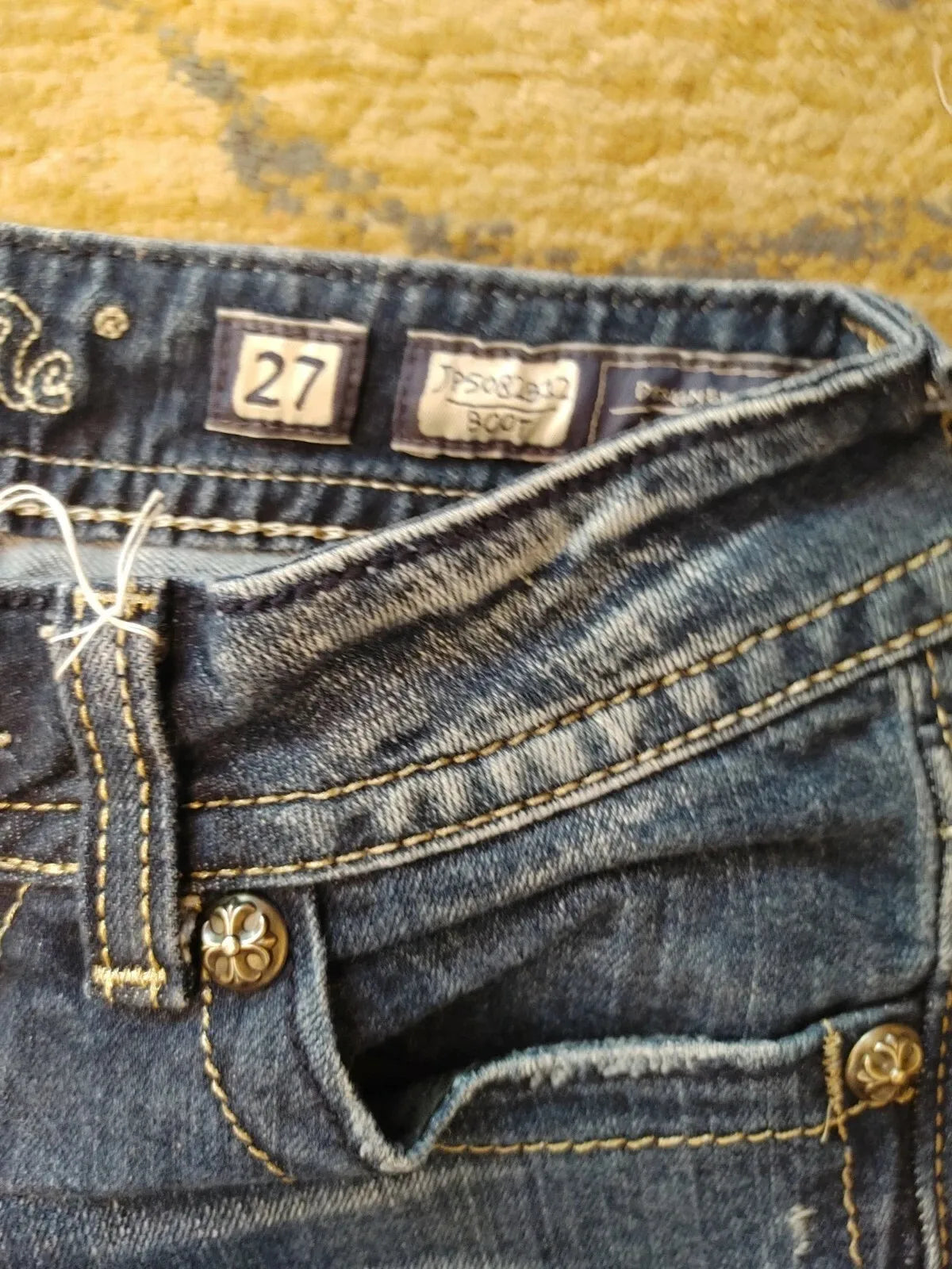 Y2k 2000s Bootcut Wing Flap Jeans