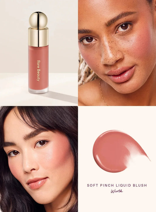 Rare Beauty Pearlescent Blush Highlighter & Lip Gloss Set,
