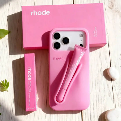 Rhode Lemontini Lip Gloss iPhone Case