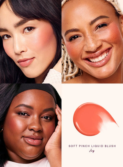 Ensemble Fard à joues nacré, Enlumineur et Gloss à lèvres Rare Beauty,