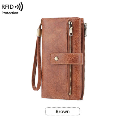 Portefeuille Long 💖 — Protection RFID, Style Élégant