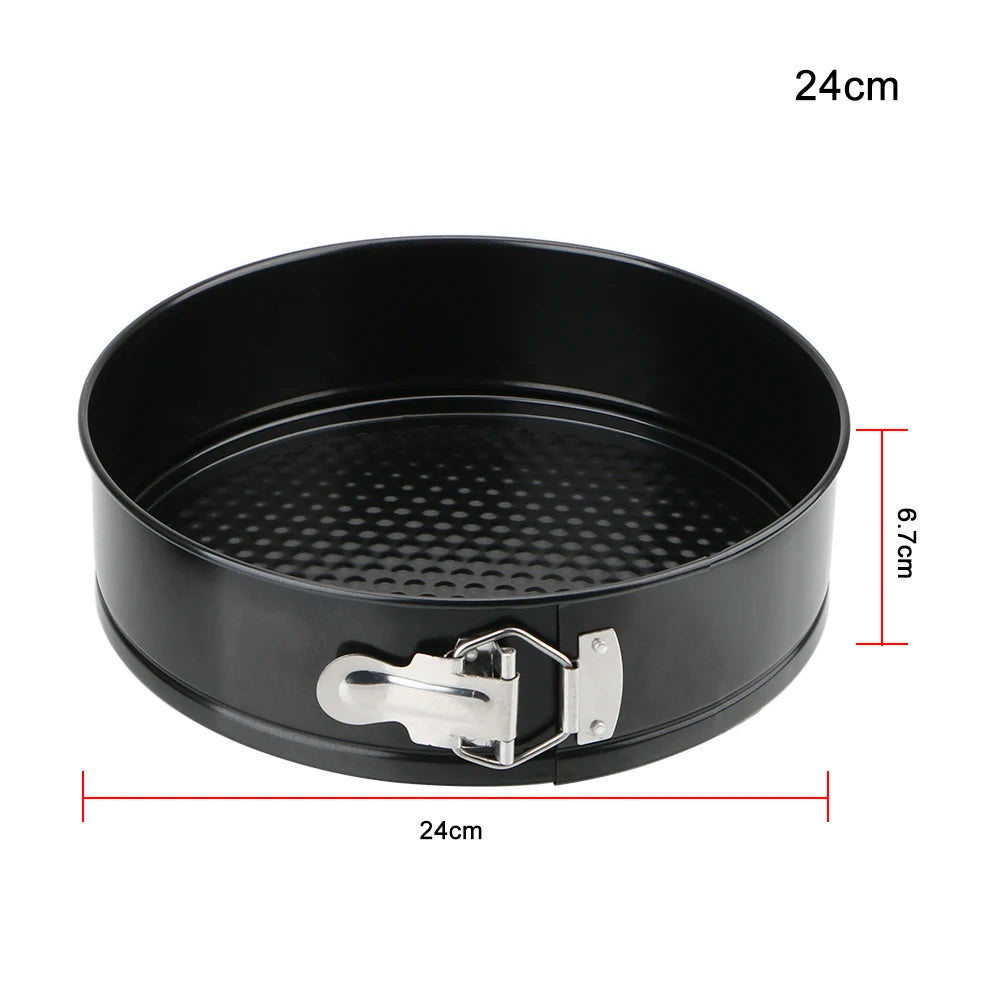 Carbon Steel Round Cake Pan with Removable Bottom