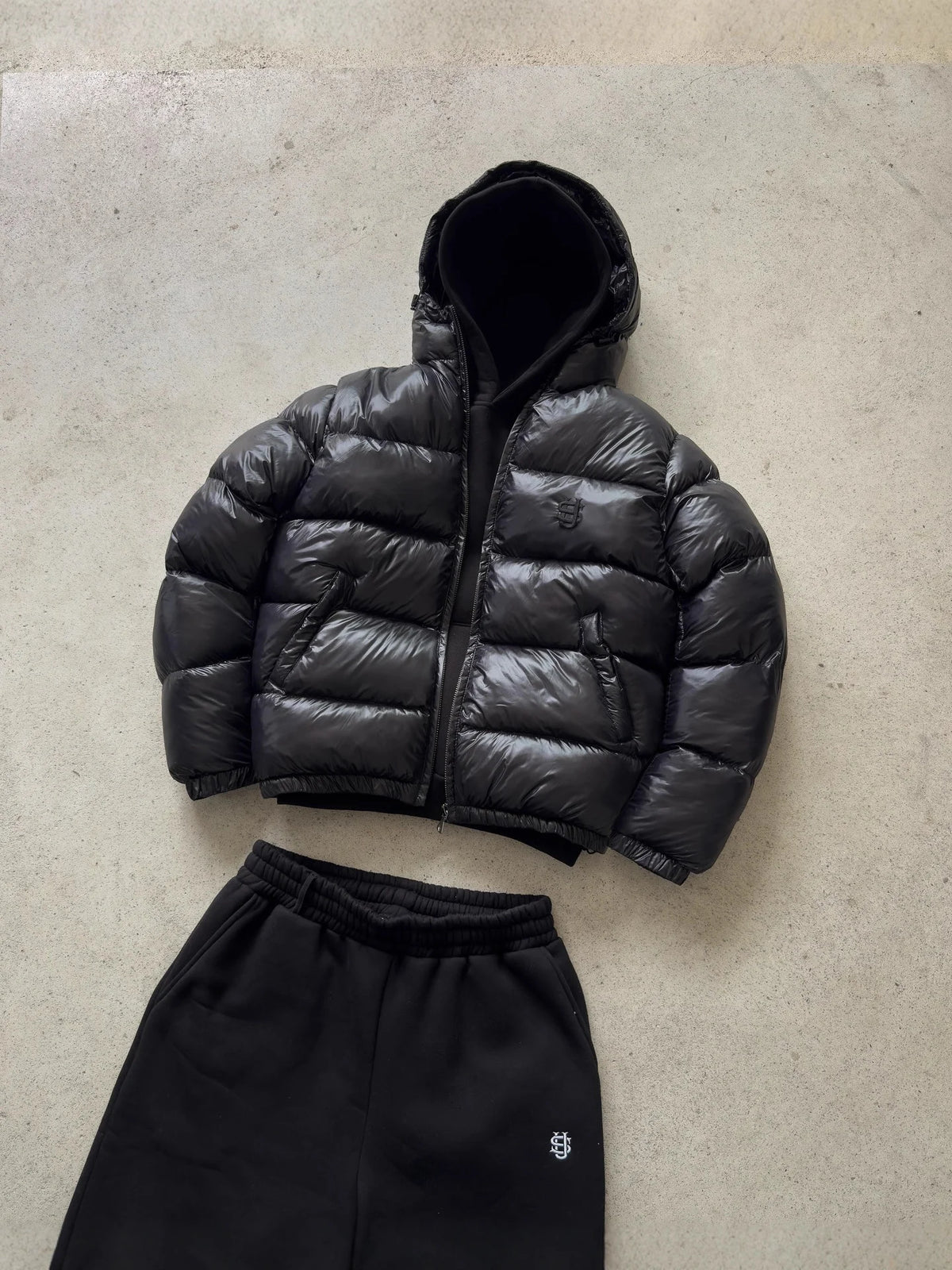 Y2K Women's Hooded Cropped Bubble  Winter Jacket