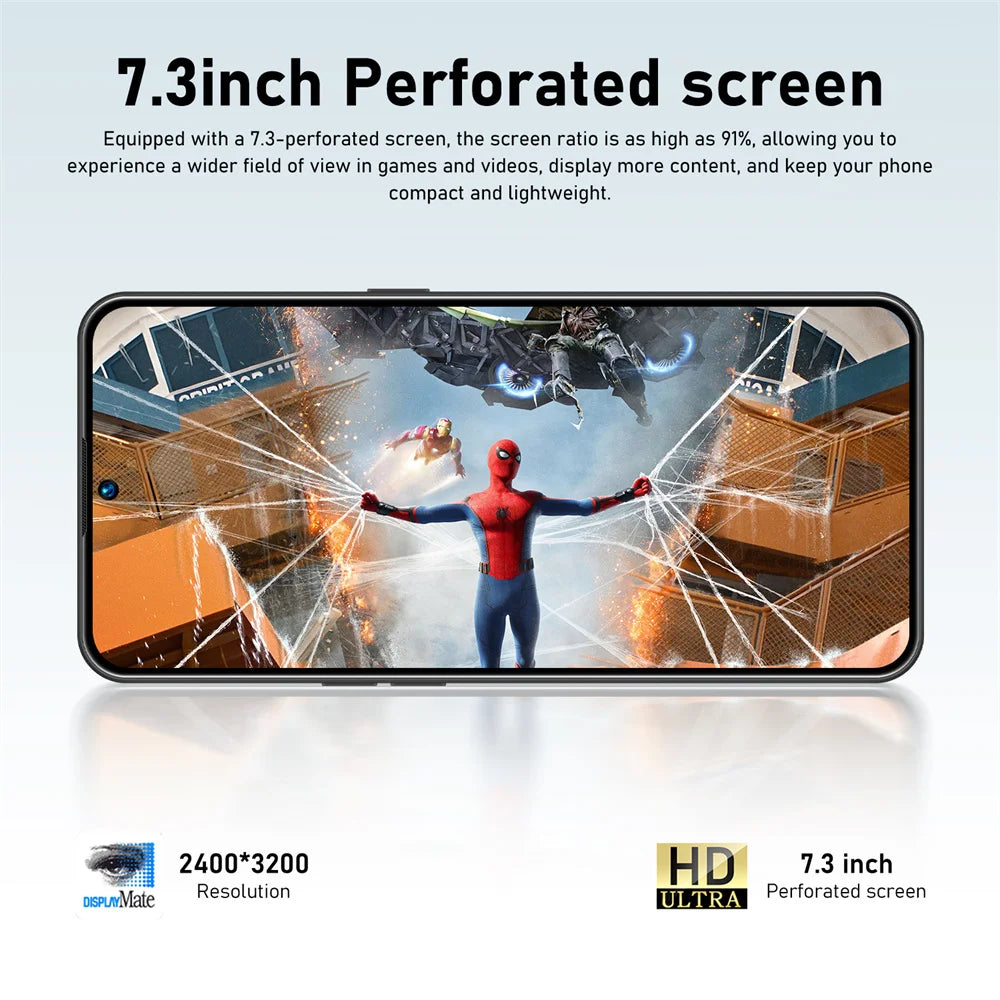 2026 Ultra Smartphone Android 5G | 7.3" HD Display | 22G+2TB | 7800mAh | Dual SIM | Unlocked