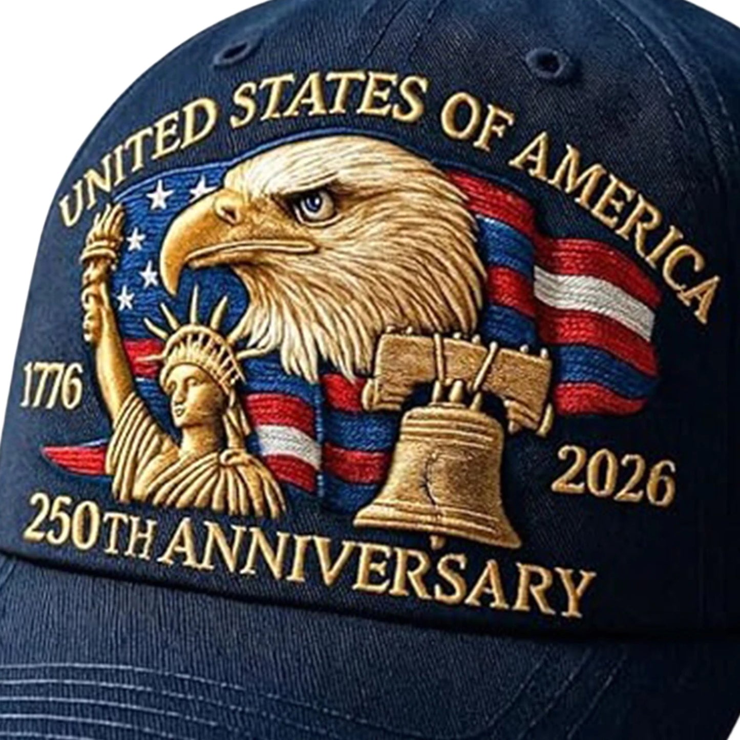 Chapeau du 250e anniversaire LibertyRetro™ 🇺🇸✨ Portez l'héritage