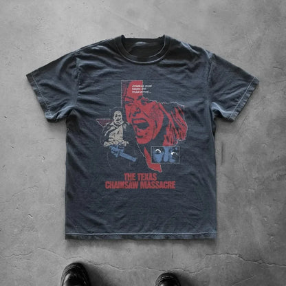 Vintage Texas Chainsaw Massacre T-Shirt | 1990s Horror Graphic Tee