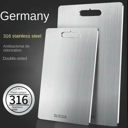 Stainless Steel Chopping Board, 304/316 Double-Sided