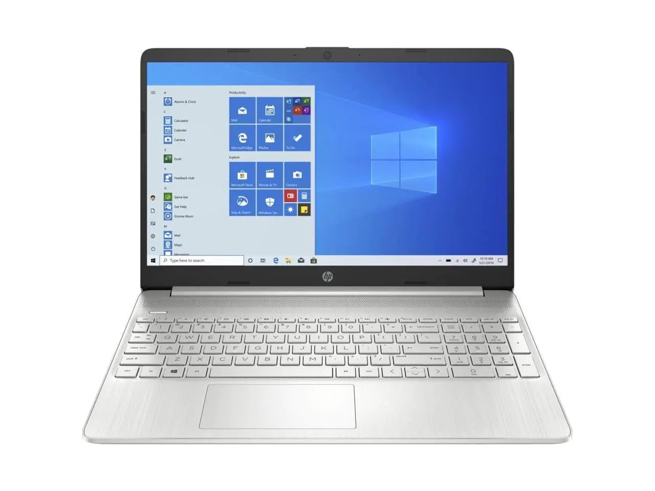 Ordinateur portable HP 15,6" FHD Intel Core i3-1115G4 8 Go de RAM 256 Go SSD Argent Windows 11 15-dy2131wm