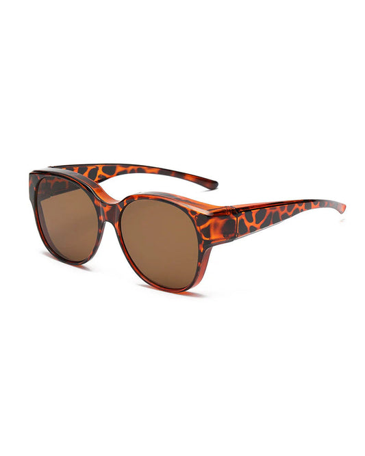 Lunettes de soleil rondes tendance polarisées avec protection UV400
