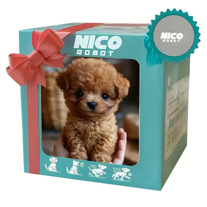 Mon chiot robot réaliste pour enfants. Il marche, aboie, remue la queue,