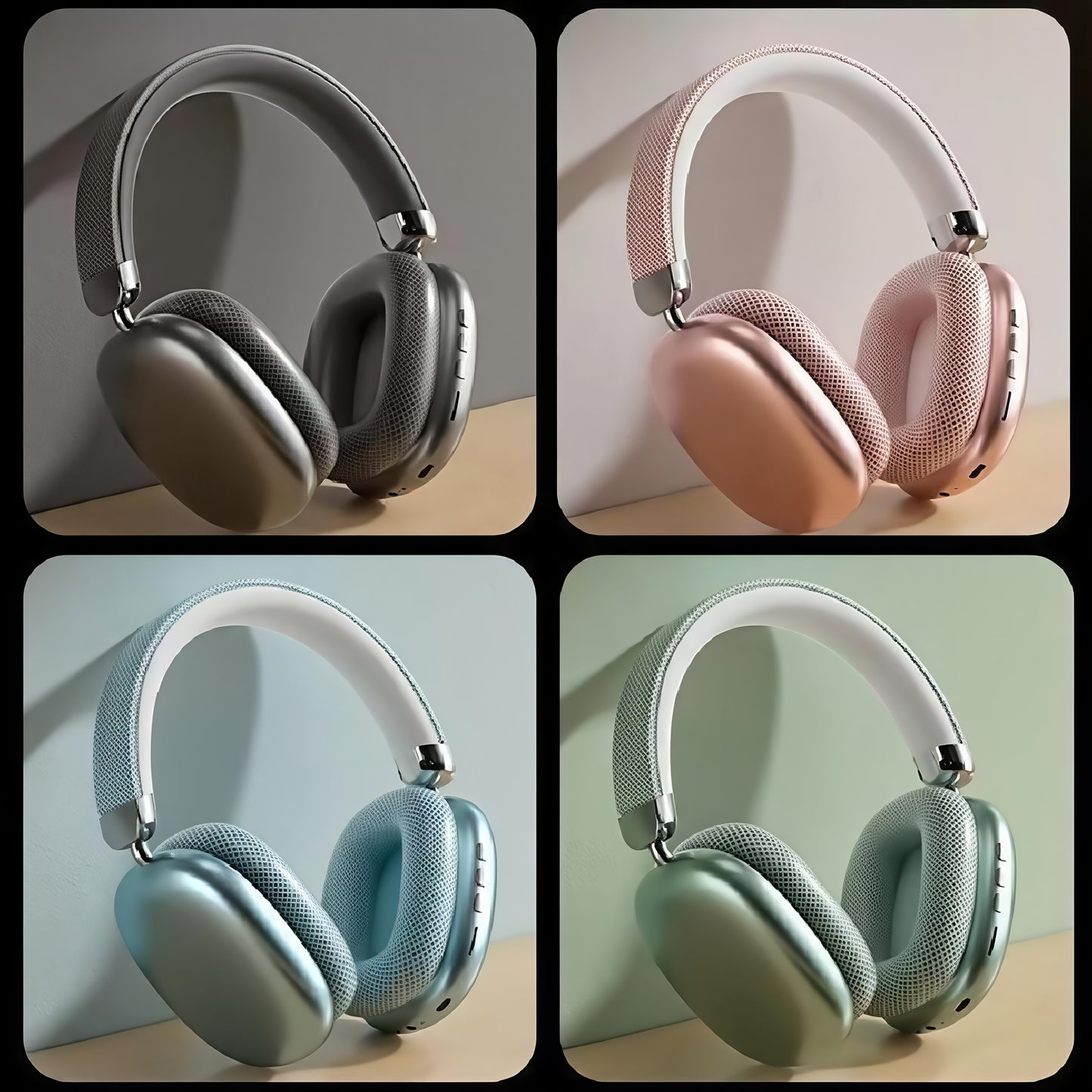 Casque de jeu et stéréo sans fil avec microphone