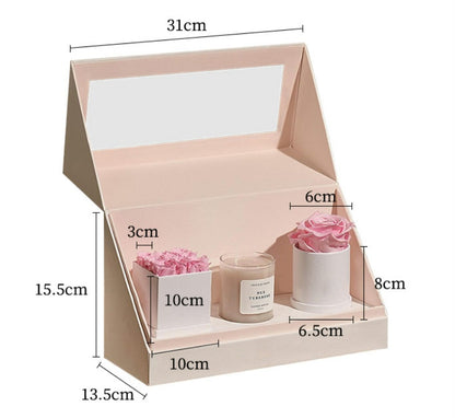 Eternal Rose and Aromatherapy Candle Valentine's Day Set