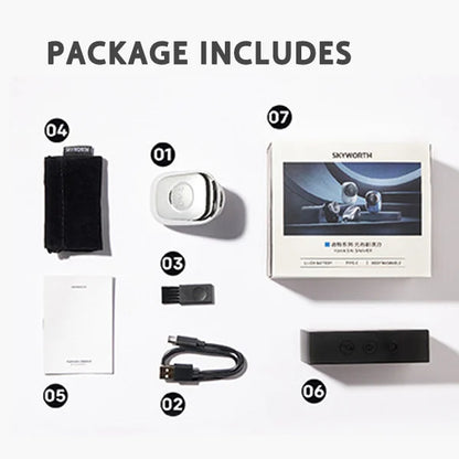 Mini rasoir électrique portable sans fil pour hommes et femmes