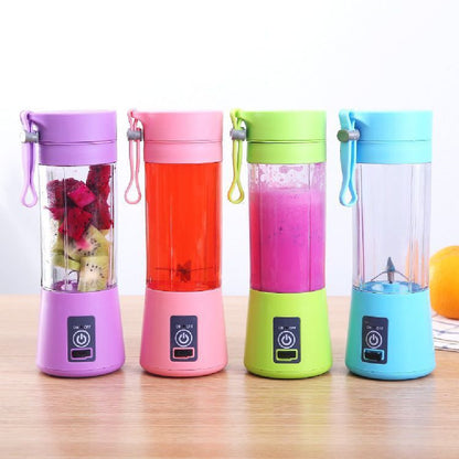 Portable Rechargeable Fruit Juice Blender with USB