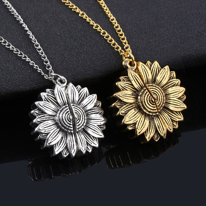 Collier Tournesol "Tu es mon rayon de soleil"
