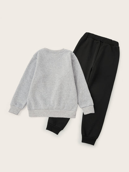 Always Be Kind with Bow Girls' Fashion Hoodie Set
