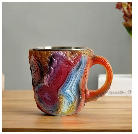 400ml Resin Mineral Crystal Coffee Mugs