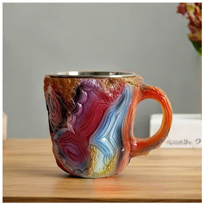 400ml Resin Mineral Crystal Coffee Mugs