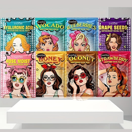 8 Cute Moisturizing Facial Masks