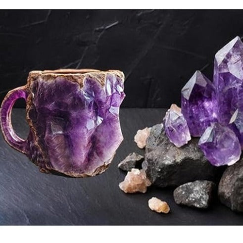 400ml Resin Mineral Crystal Coffee Mugs