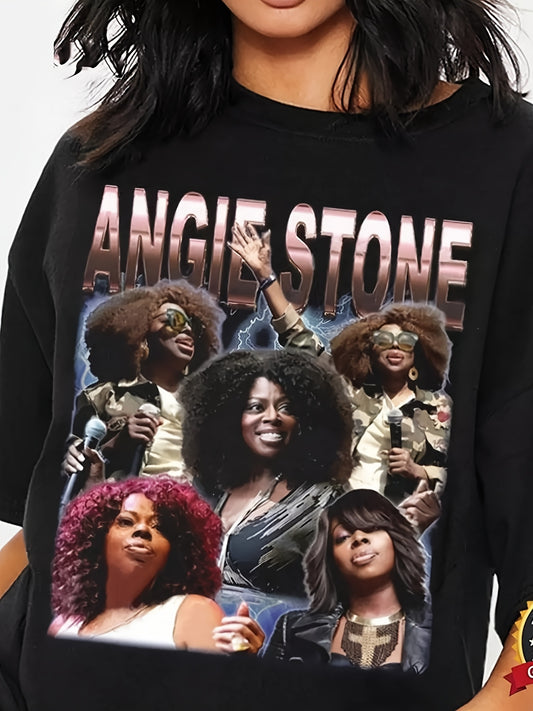 T-shirt Angie Stone en souvenir 1961-2025