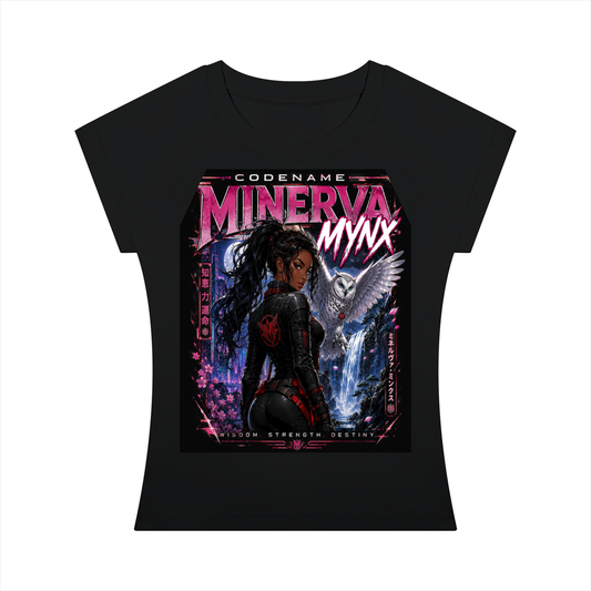 Code name: Mynerva Mynx Anime Version Women’s Slim Raglan T-Shirt