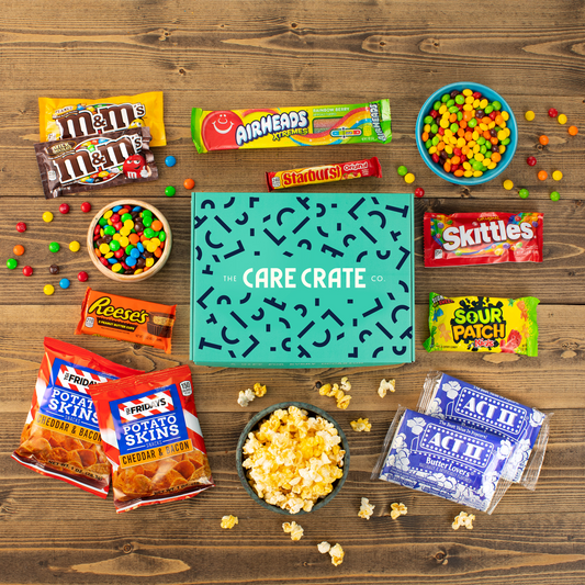 Abonnement mensuel à une boîte de snacks
