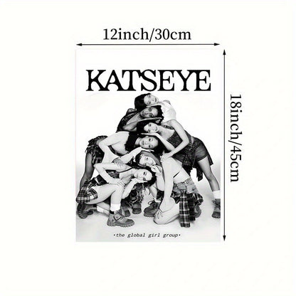 1pc Katseye Global Girl Group Art Print -