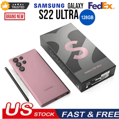 Samsung Galaxy S22 Ultra 5G 128Go NEUF (Vert, Noir ou Bordeaux)