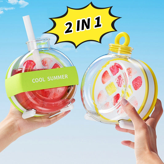 2 in 1 Ice Tray And Water Bottle